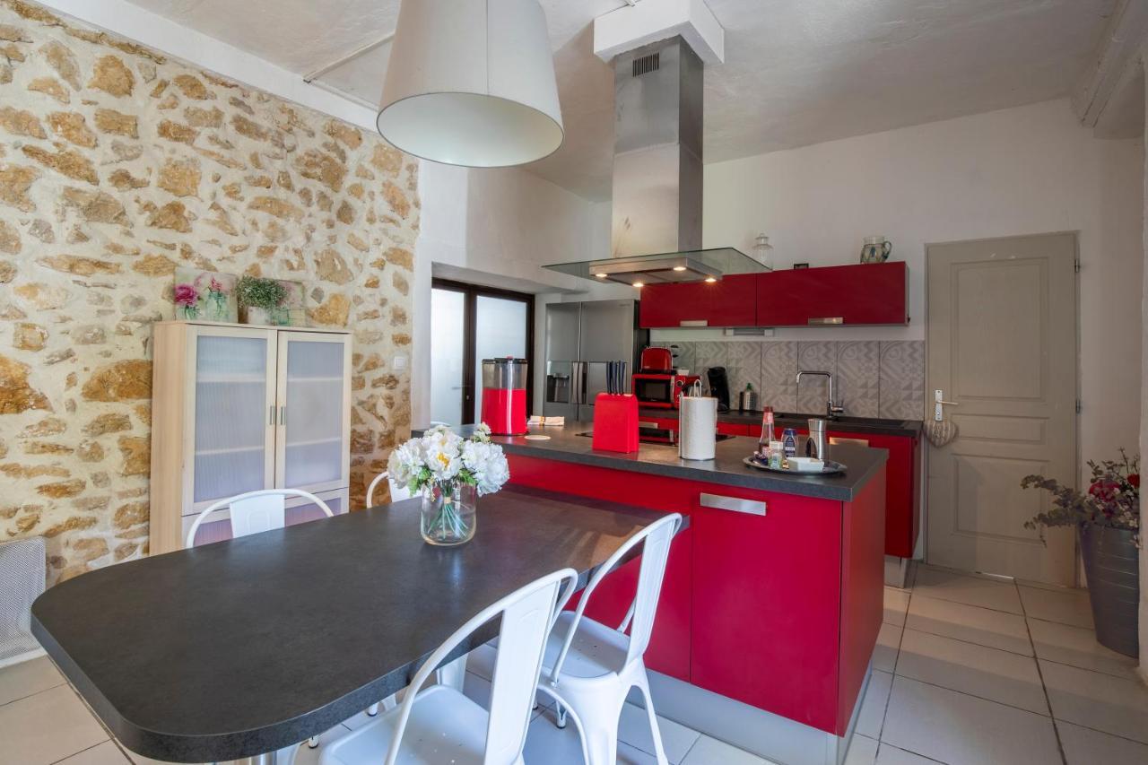 Portail Du Ventoux Central Luxe Jardin Linge Fourni Malaucène Exteriér fotografie